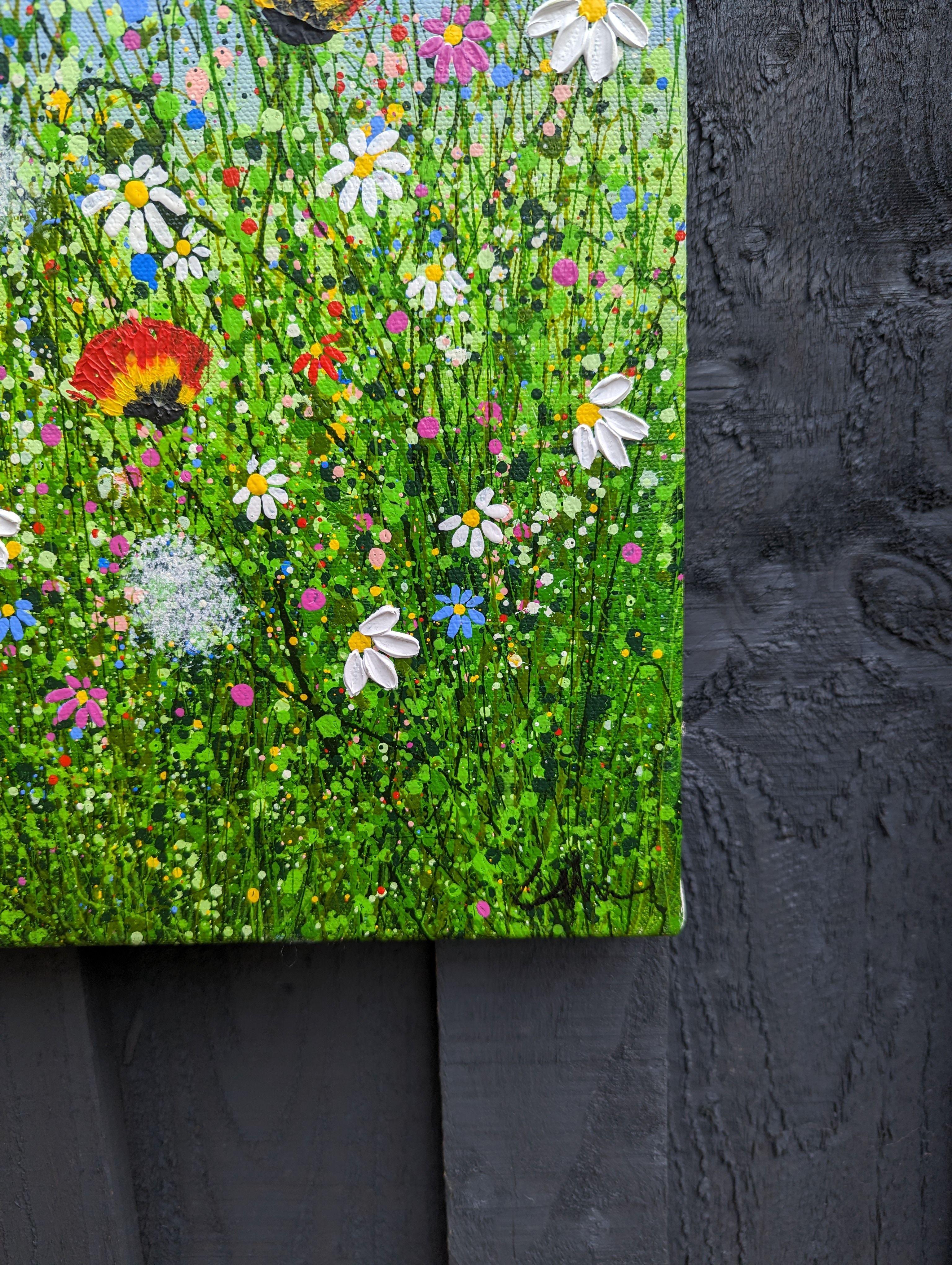 Where Wild Meadows Whisper #3, Gemälde, Acryl auf Leinwand im Angebot 1