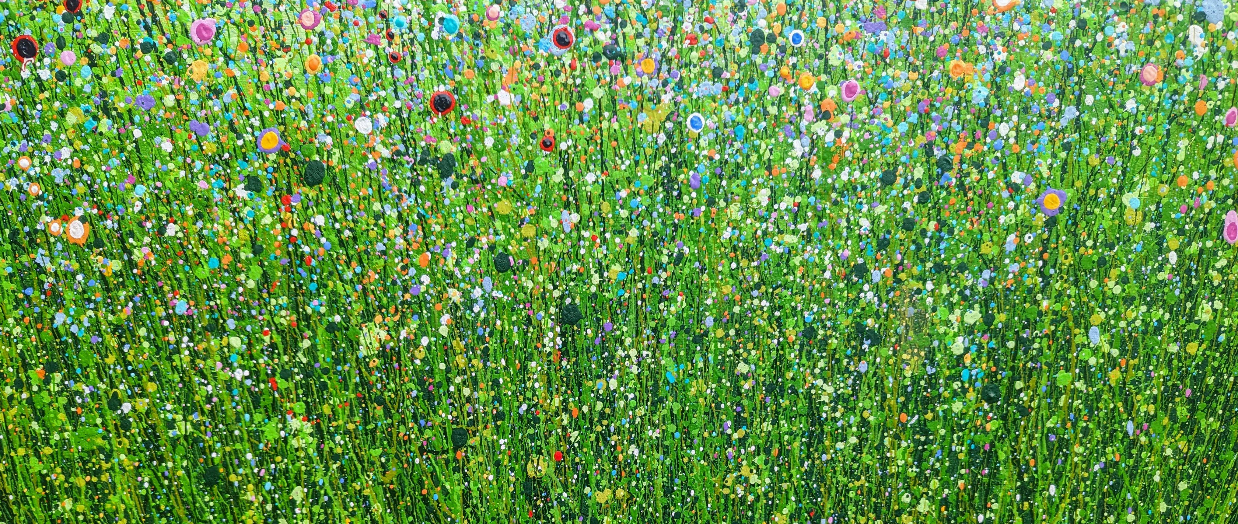 Wild Meadow Symphony #3, Painting, Acrylic on Canvas For Sale 1
