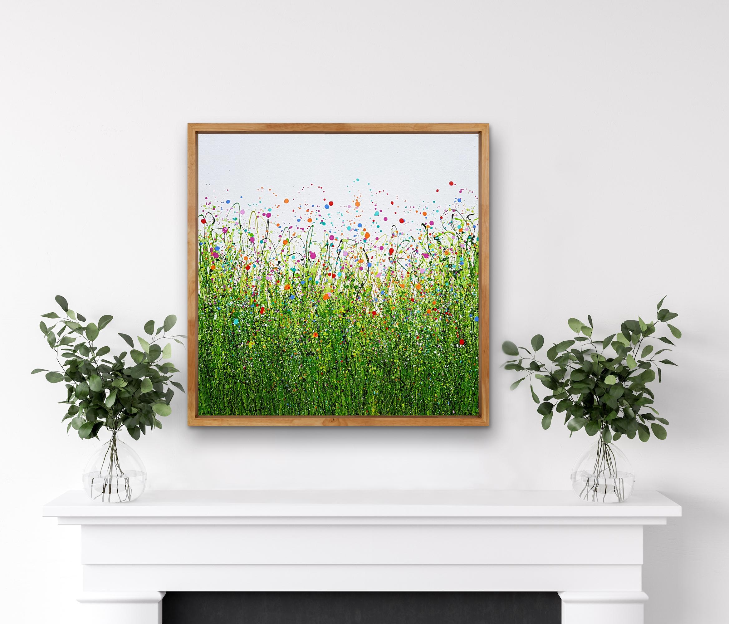 Painted Meadows #13 by Lucy Moore, Contemporary painting, original painting For Sale 4