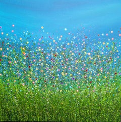 A Turquoise Symphony #2 original painting, landscape, contemporary