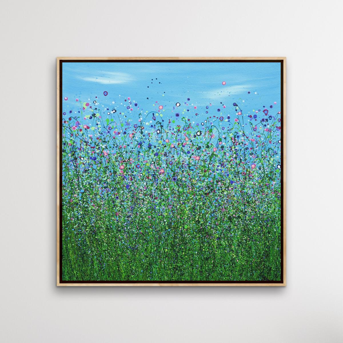 A Woodland Wonder, Lucy Moore, Floral art, Meadow painting, Landscape art For Sale 1