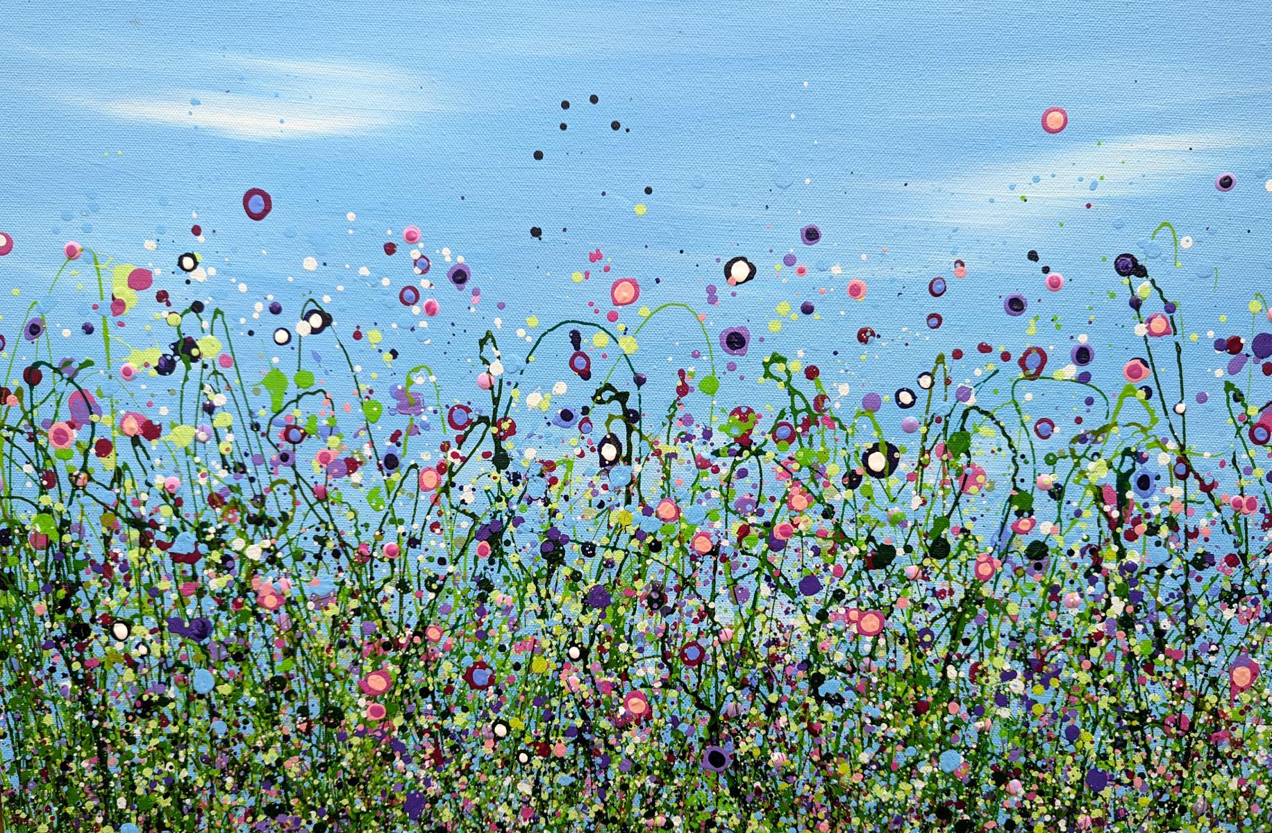 A Woodland Wonder, Lucy Moore, Floral art, Meadow painting, Landscape art For Sale 4