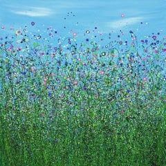 A Woodland Wonder, Lucy Moore, Floral art, Meadow painting, Landscape art