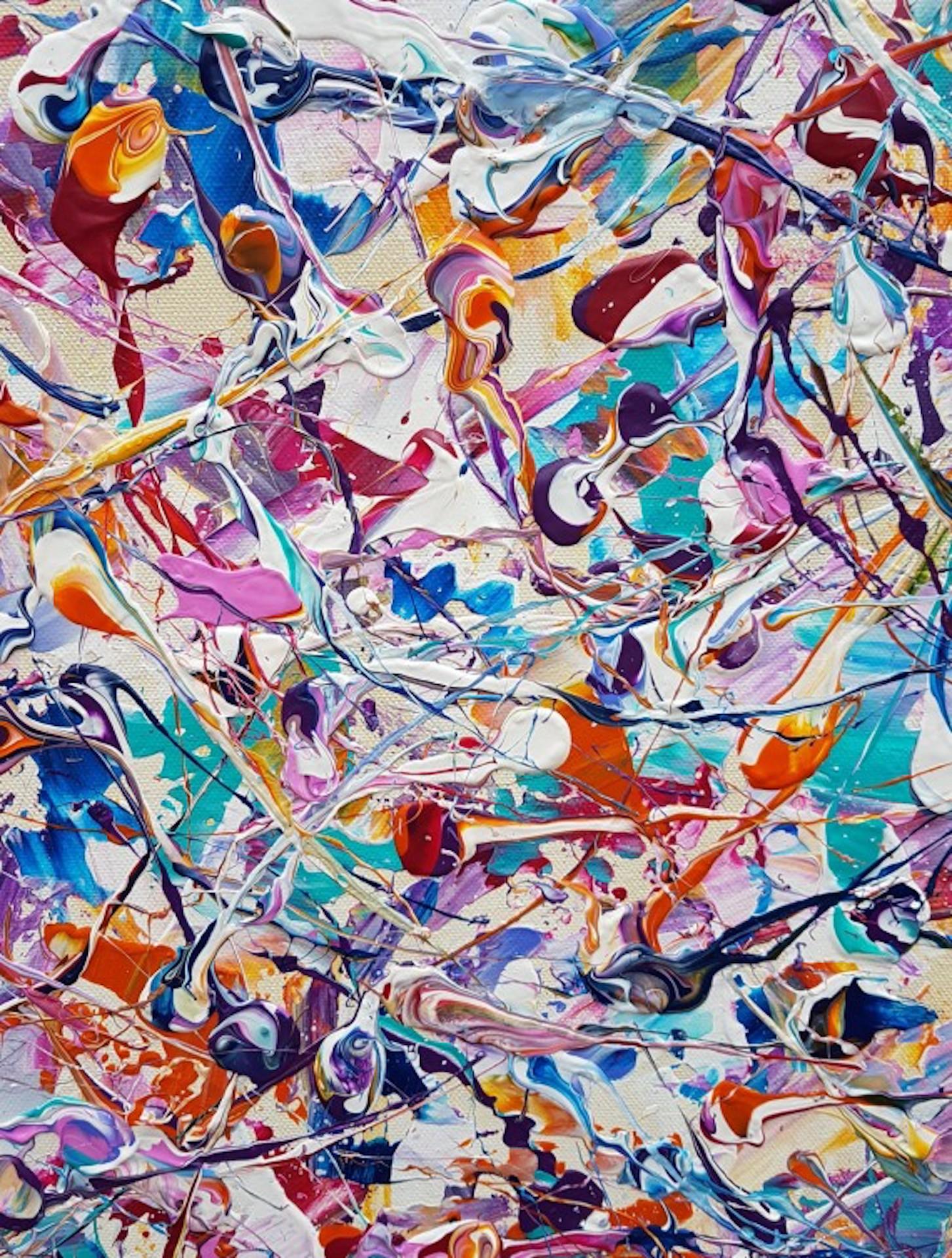 Abstract Synapses - Don't Forget To Remember, Lucy Moore, Abstract Painting For Sale 2