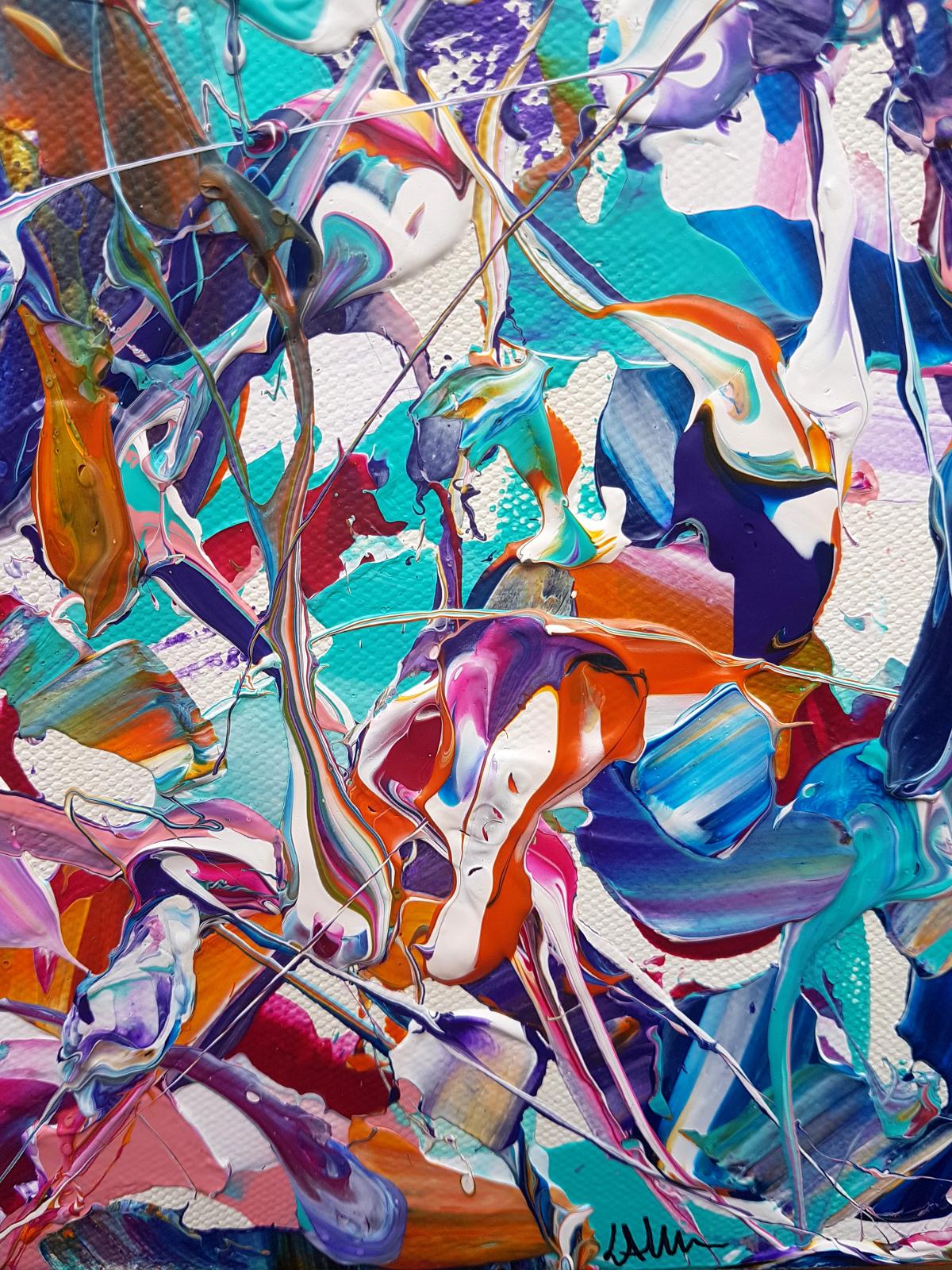 Sinapsi astratte - Non ho mai sentito un silenzio così forte - Interior Painting Grigio di Lucy Moore