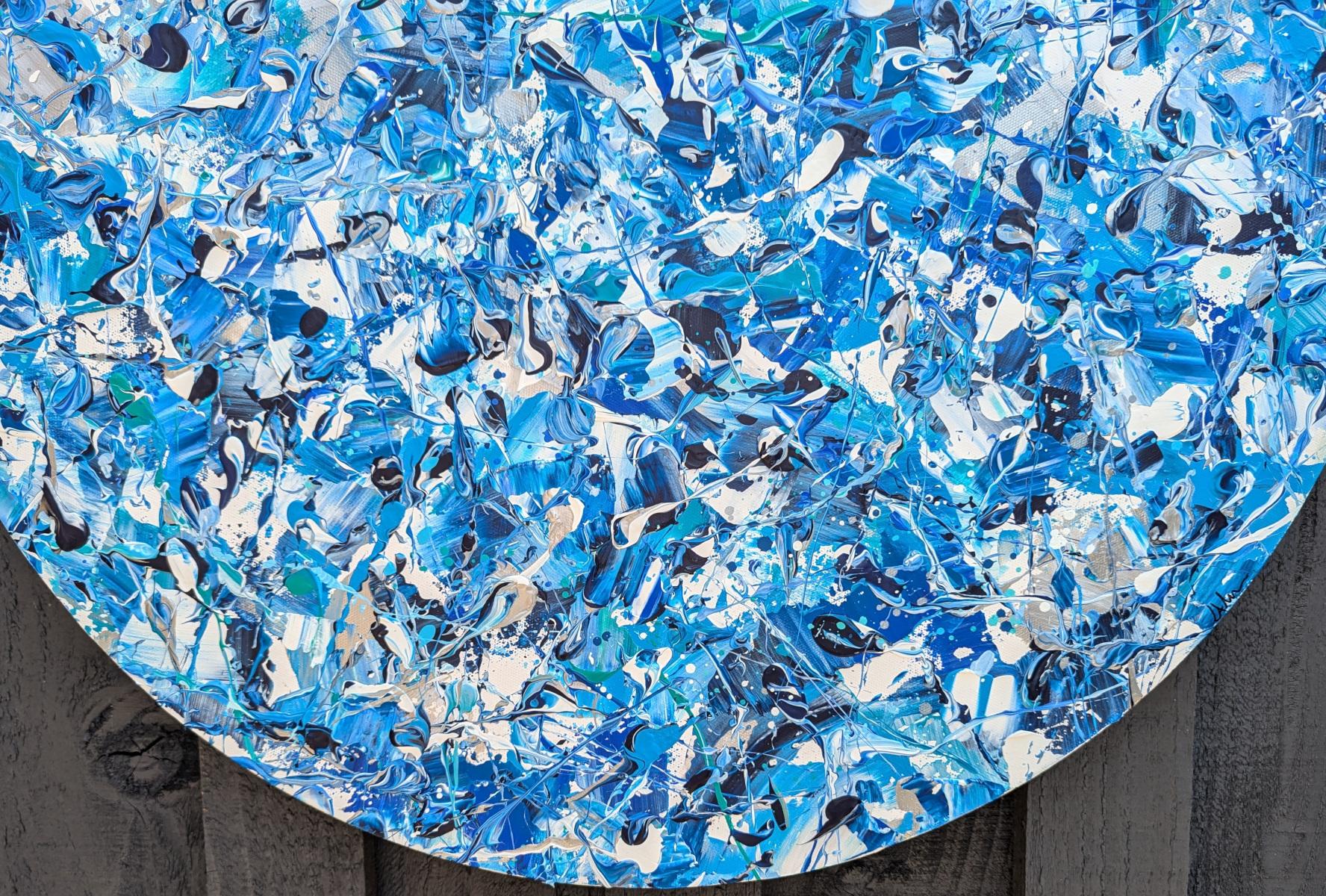 Abstract Synapses - Pollock's Frozen, original painting, landscape, contemporary For Sale 2