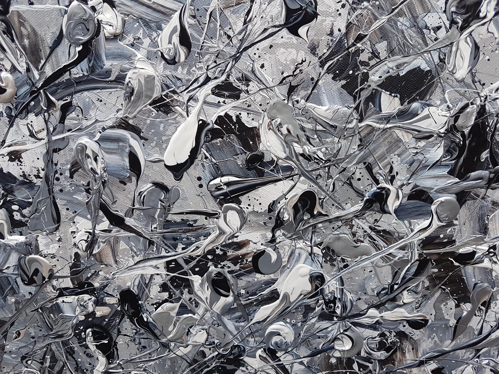 Sinapsi astratte - Esci dall'ombra #2 - Painting di Lucy Moore