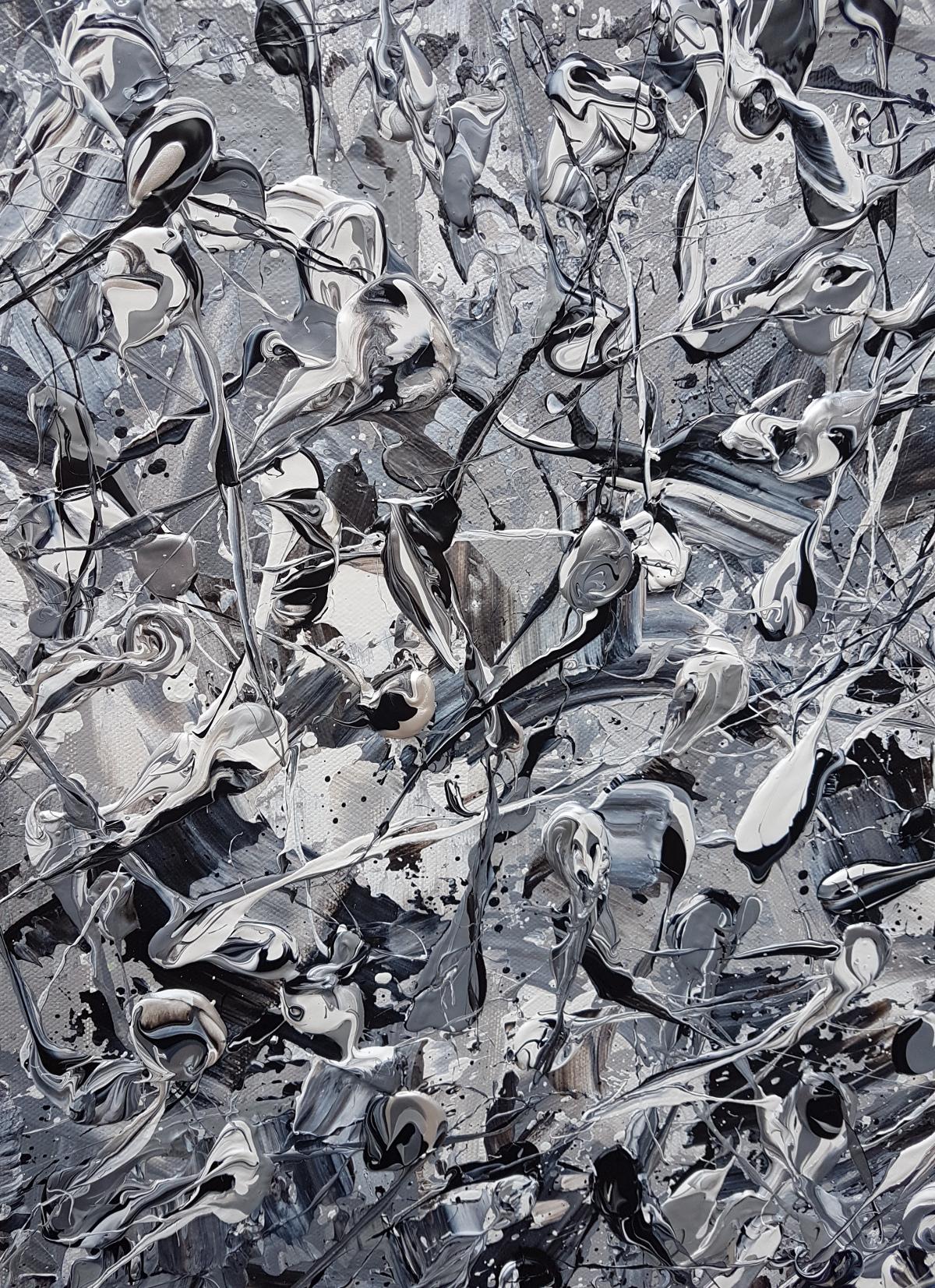 Sinapsi astratte - Esci dall'ombra #2 - Painting Astratto di Lucy Moore