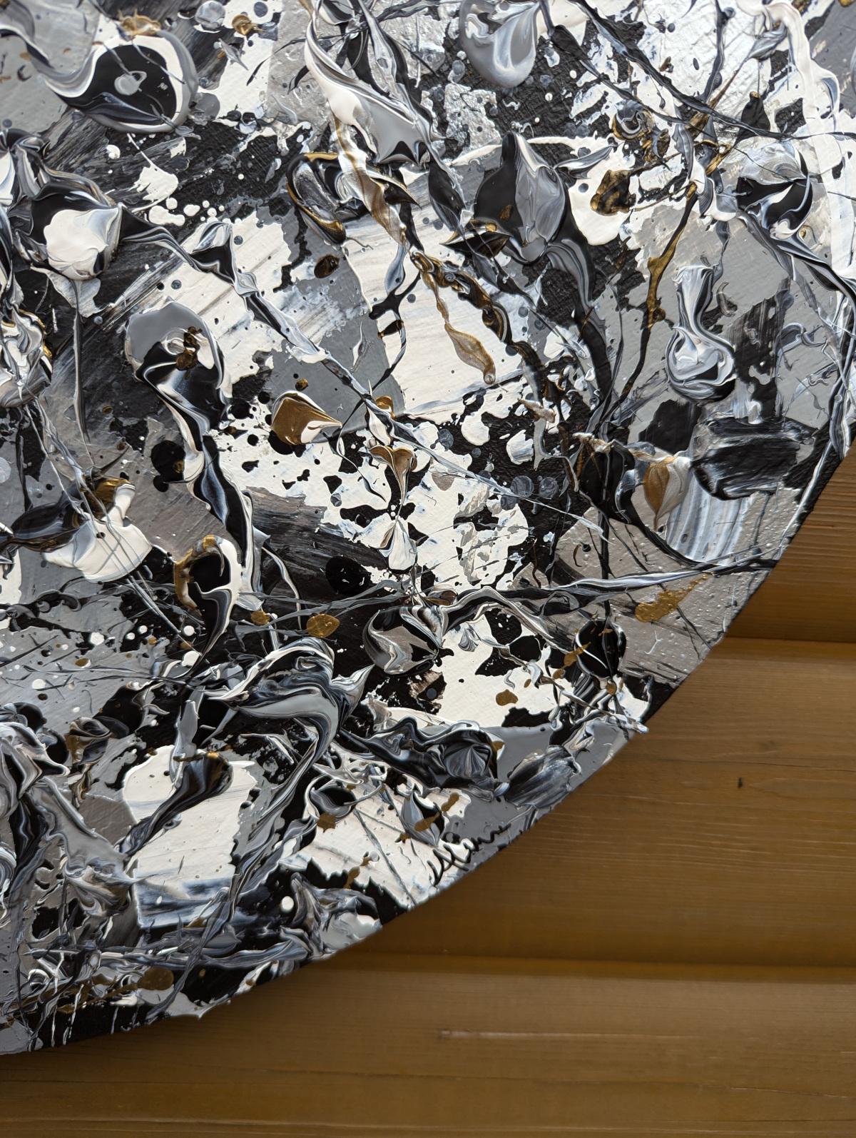 Abstract Synapses - Step Out Of The Shadows #5, original, abstract - Painting Contemporaneo di Lucy Moore