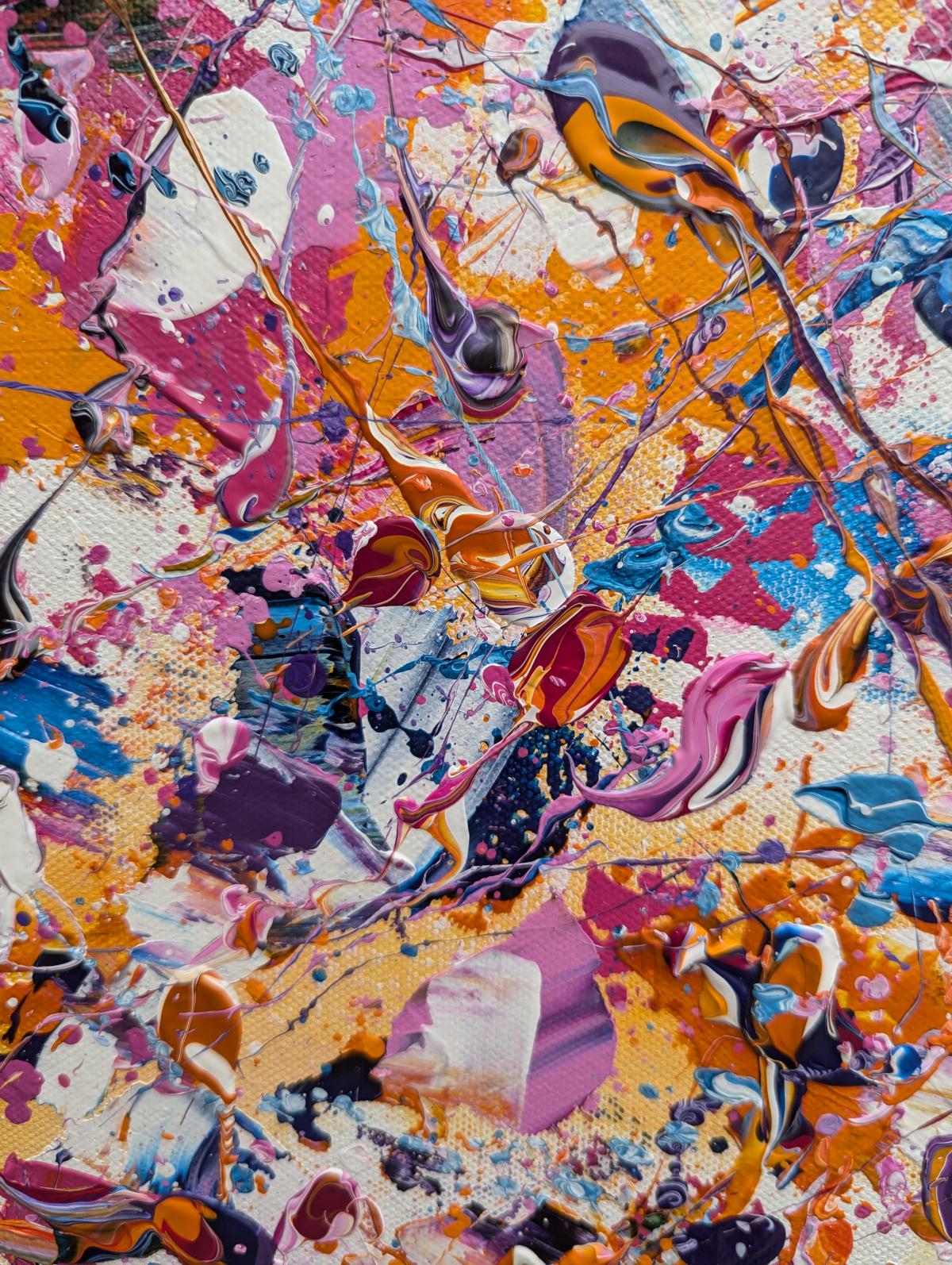 Abstract Synapses - You Can Find You #2, original painting, landscape For Sale 3
