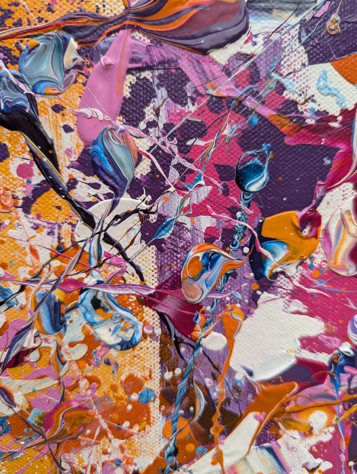 Abstract Synapses - You Can Find You #2, original painting, landscape For Sale 4