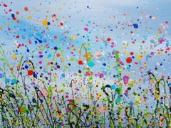 After The Rain #3, Lucy Moore, Original Impressionist Floral Landscape Painting