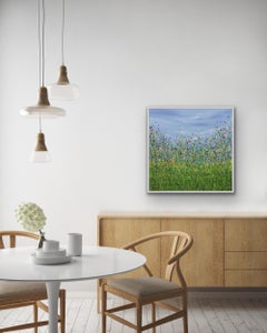 Beautiful Chaos #7, Lucy Moore, Abstract Landscape Painting, Floral Art