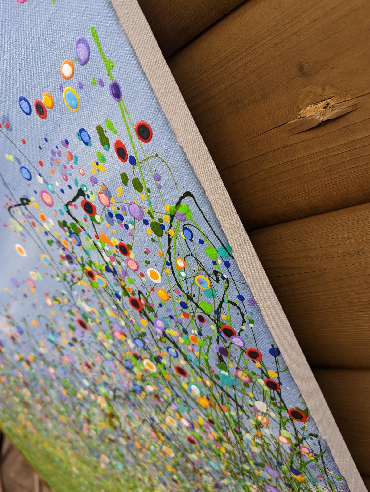 Beautiful Chaos #7, Lucy Moore, Arte floreale, Acrilico su tela, 2022 in vendita 3