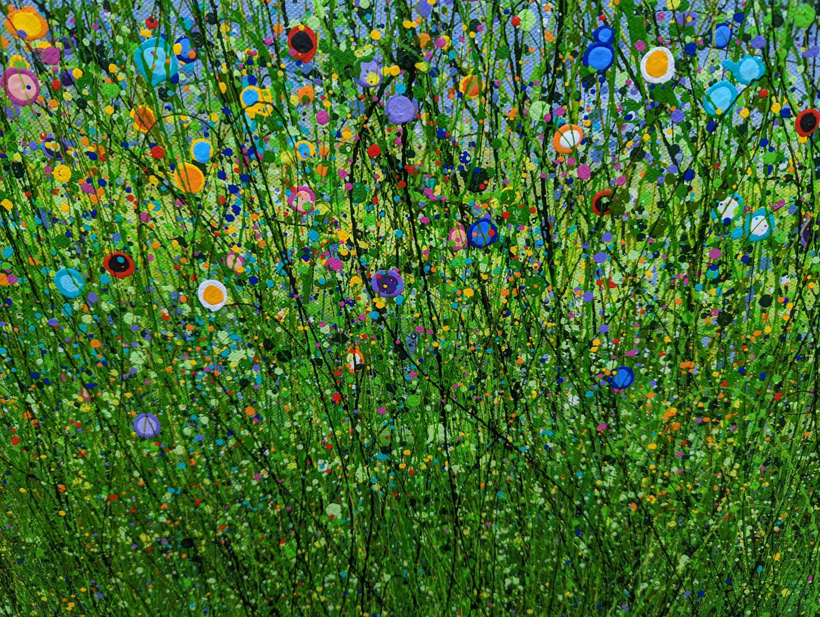 Beautiful Chaos #7, Lucy Moore, Arte floreale, Acrilico su tela, 2022 in vendita 4