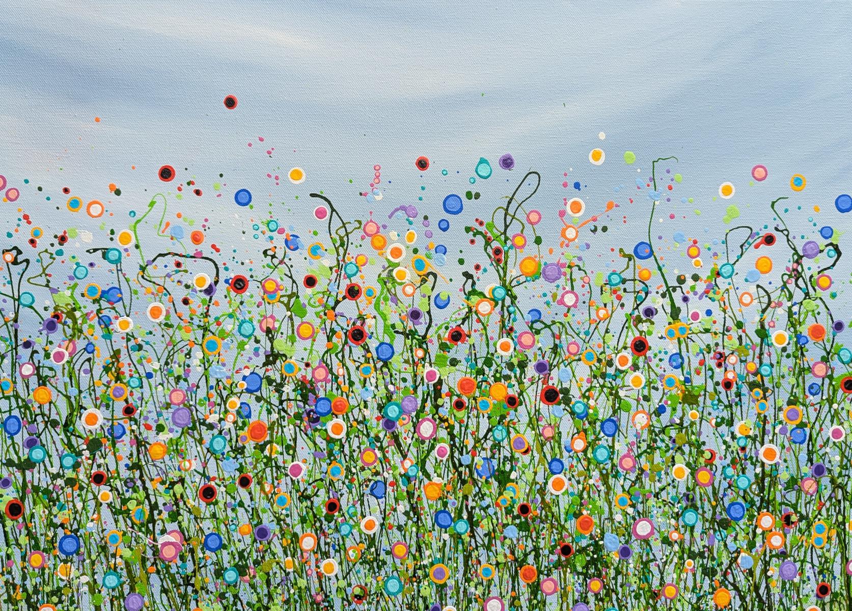 Schönheit im Chaos, Originalgemälde, Landschaft, zeitgenössisch im Angebot 5