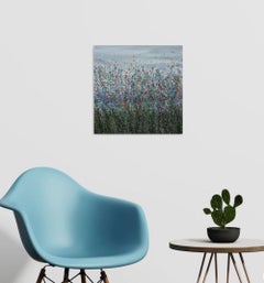 Beauty in the Shadows, Lucy Moore, Bright Abstract Landscape Painting