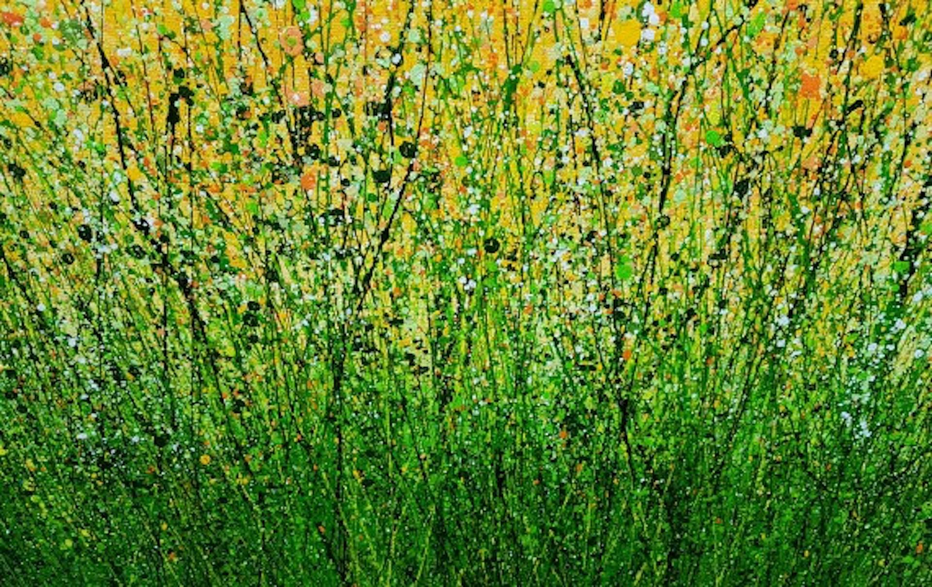 Bring Me Sunshine #5, Lucy Moore, Original Floral Landscape Painting, Affordable For Sale 1