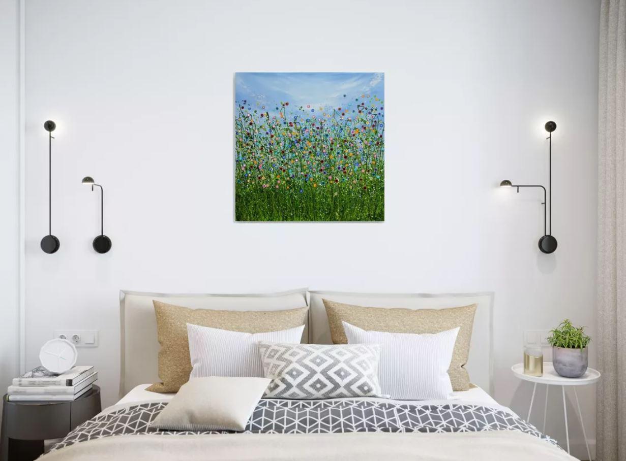 Chaotic Beauty #6, original painting, landscape, contemporary For Sale 2