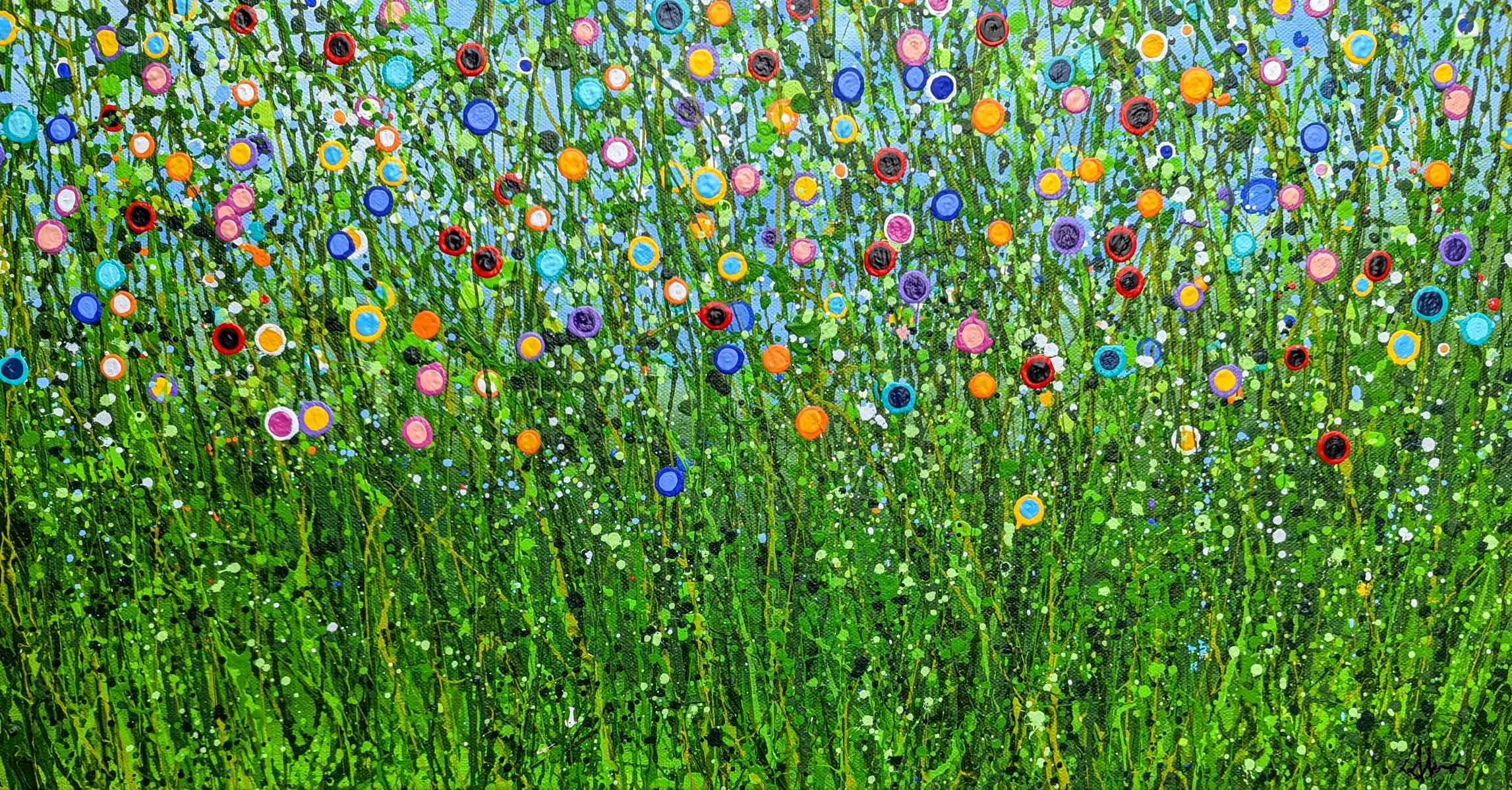 Chaotic Beauty #6, original painting, landscape, contemporary For Sale 3