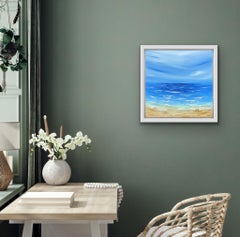 Coastal Breeze, Seascape Painting, Coastal Art, Miniature Artwork, Wave Art
