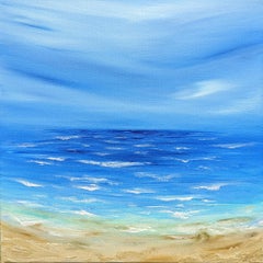 Coastal Breeze, Seascape Painting, Coastal Art, Miniature Artwork, Wave Art