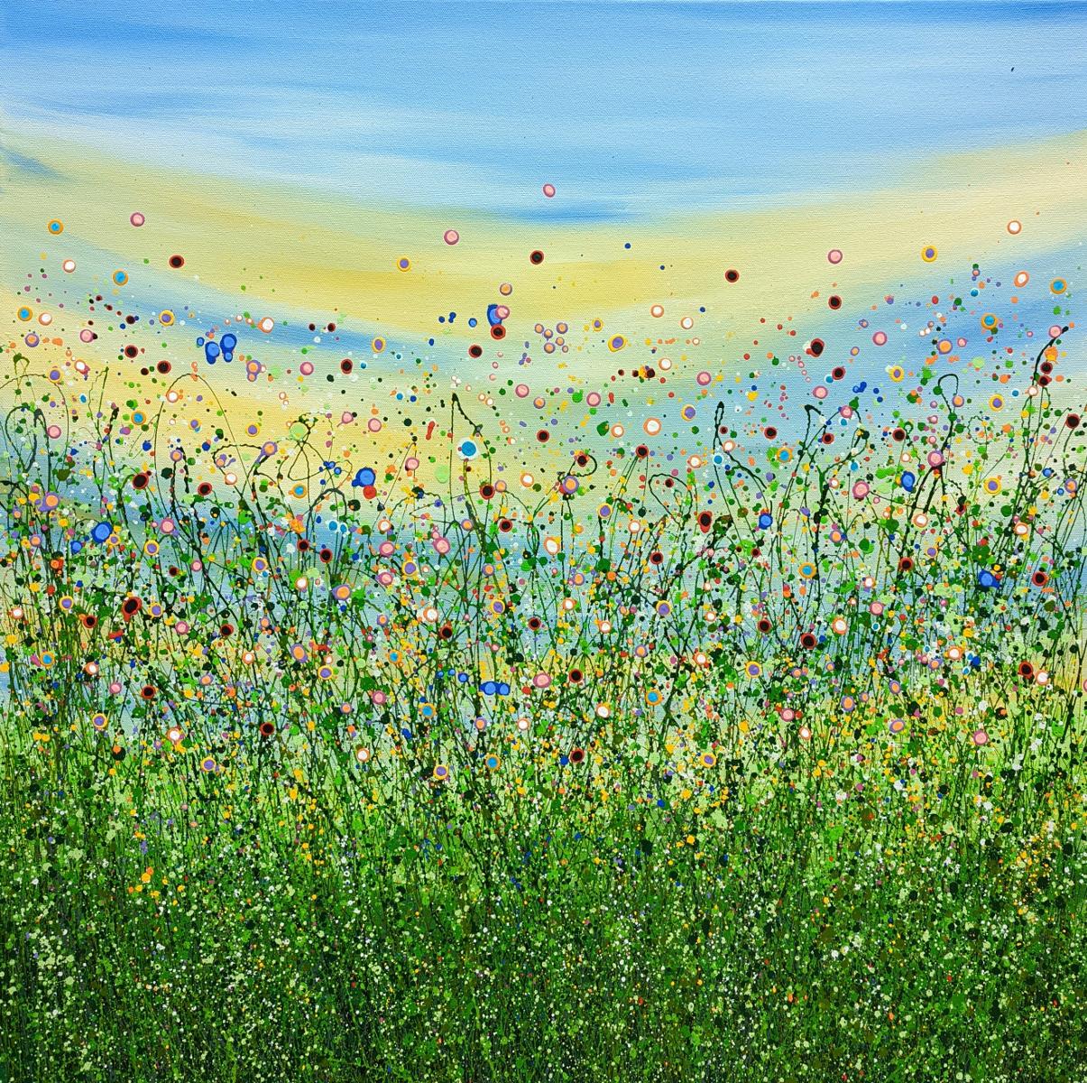 Lucy Moore Landscape Painting - Colour Me Happy