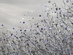 Don’t Forget About Me #2, original painting, abstract art, floral art