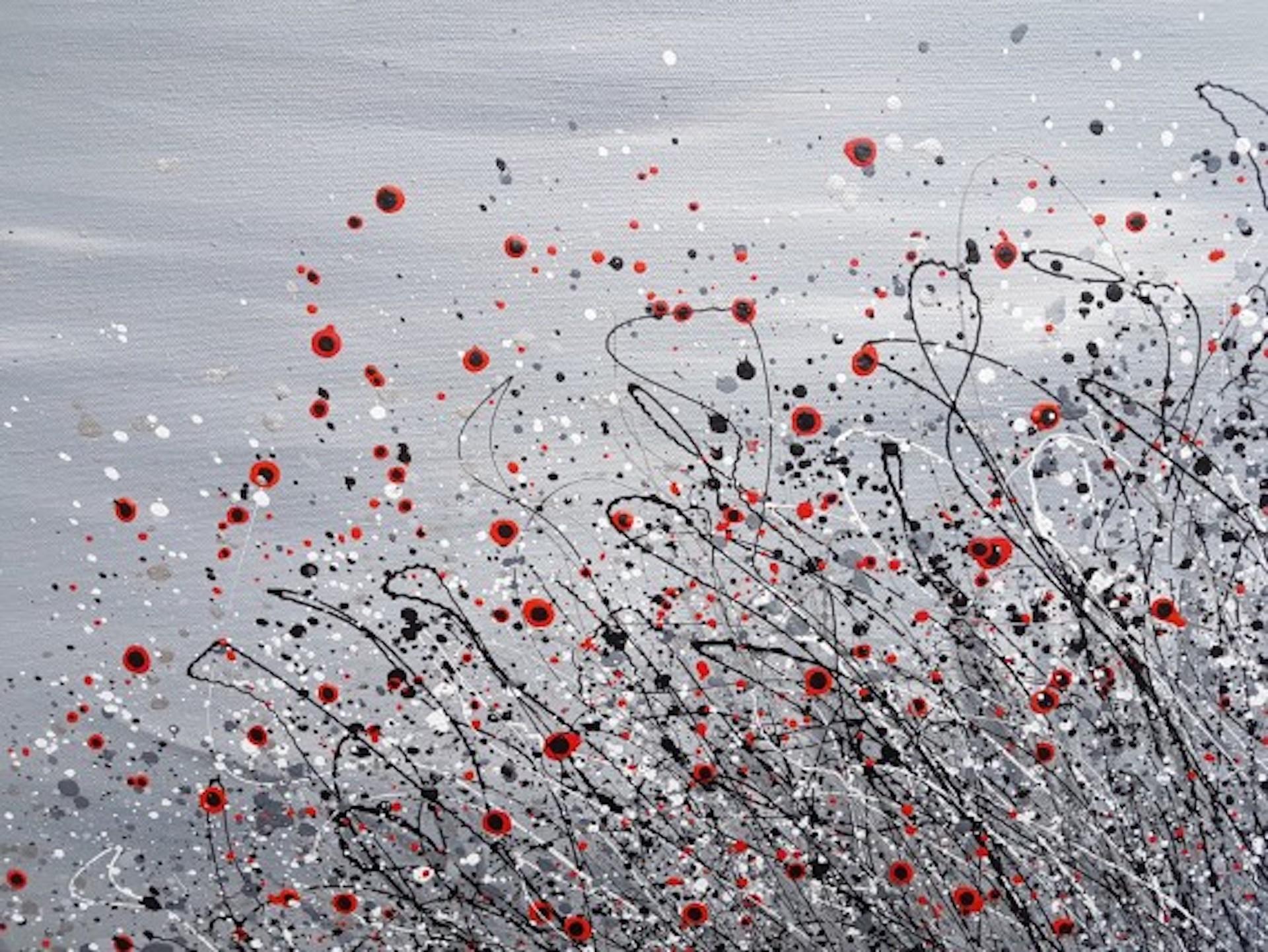 From The Darkness There Is Light #3, Lucy Moore, Original Floral Landscape Art en vente 4