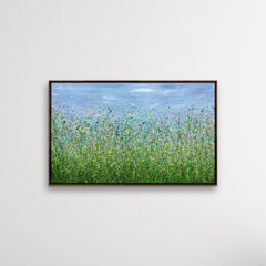 Última llamada del verano Pintura abstracta de Lucy Moore, 2022