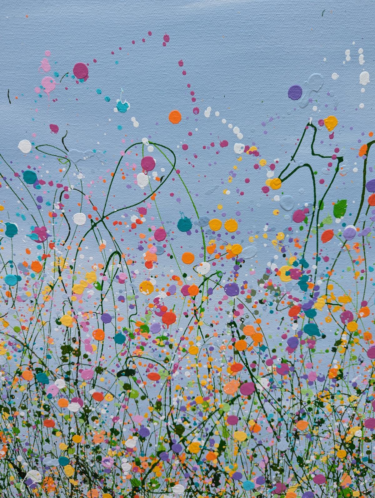 Lost In A World Of Colour, original painting, landscape, contemporary - Contemporary Painting by Lucy Moore