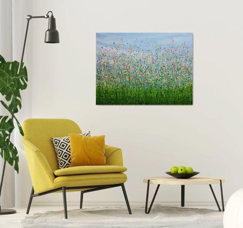 Lost In A World Of Colour, original painting, landscape, contemporary For Sale 2