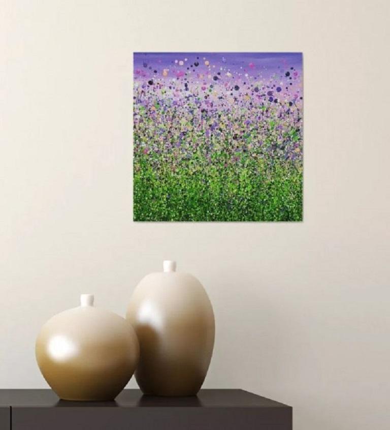 Lucy Moore, Amethyst Symphony, Abstract landscape paintings For Sale 3