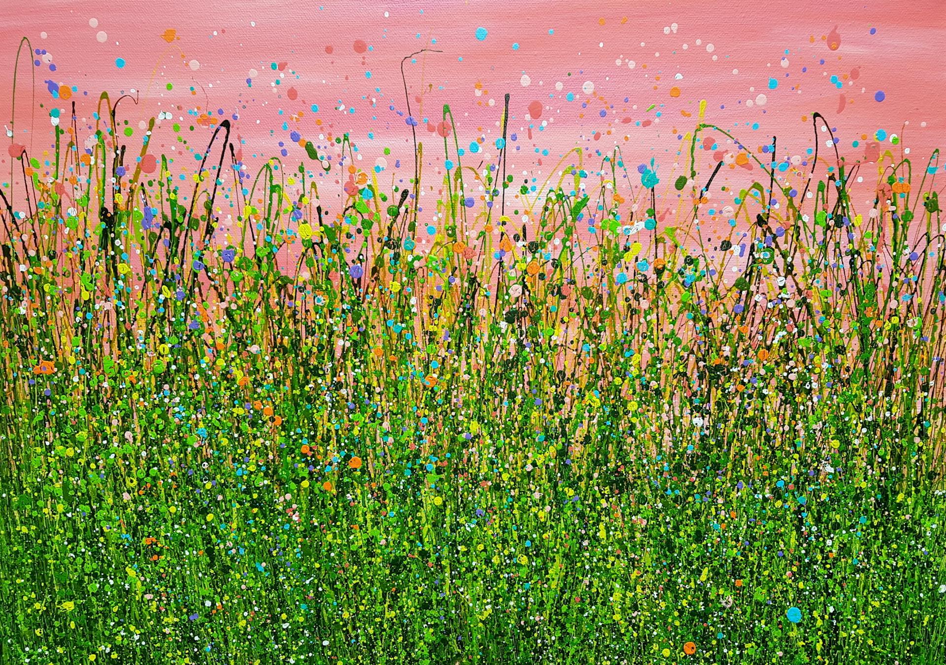 Lucy Moore
Flamingo Sky Meadows #3
Original Landscape Painting
Acrylic Paint on Canvas
Canvas Size: H 42 cm x W 59 cm x D 1.5 cm
Sold Unframed
Please note that in situ images are purely an indication of how a piece may look.

Original semi-abstract