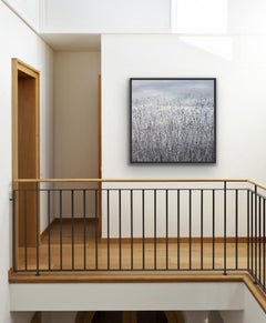 Lucy Moore, Monochrome Whispers, Original black and white abstract painting