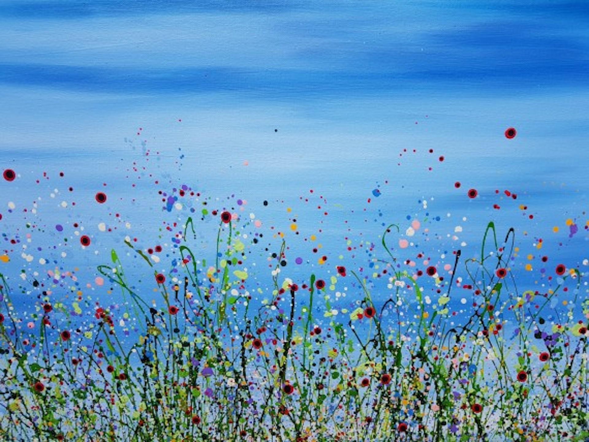 Lucy Moore, Remember Me #3, Affordable Painting, Landscape Meadow Painting For Sale 3