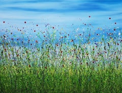 Lucy Moore, Remember Me #3, Affordable Painting, Landscape Meadow Painting
