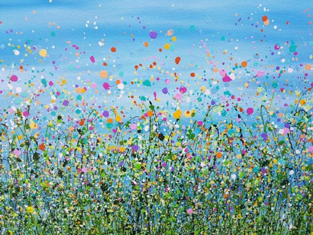 A.A. Moore, Primavera, Quadro astratto originale - Painting Astratto di Lucy Moore