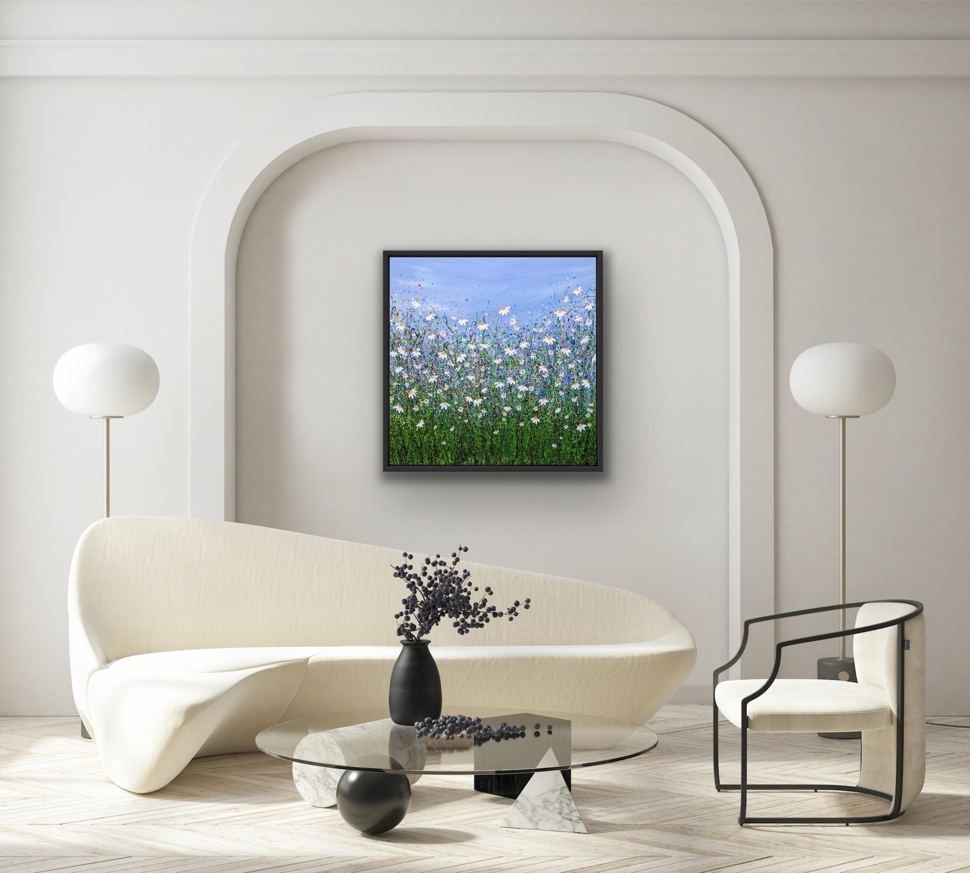 Lucy Moore, Svegliati con qualcosa di bello, Pittura di paesaggio luminoso, Arte felice 1