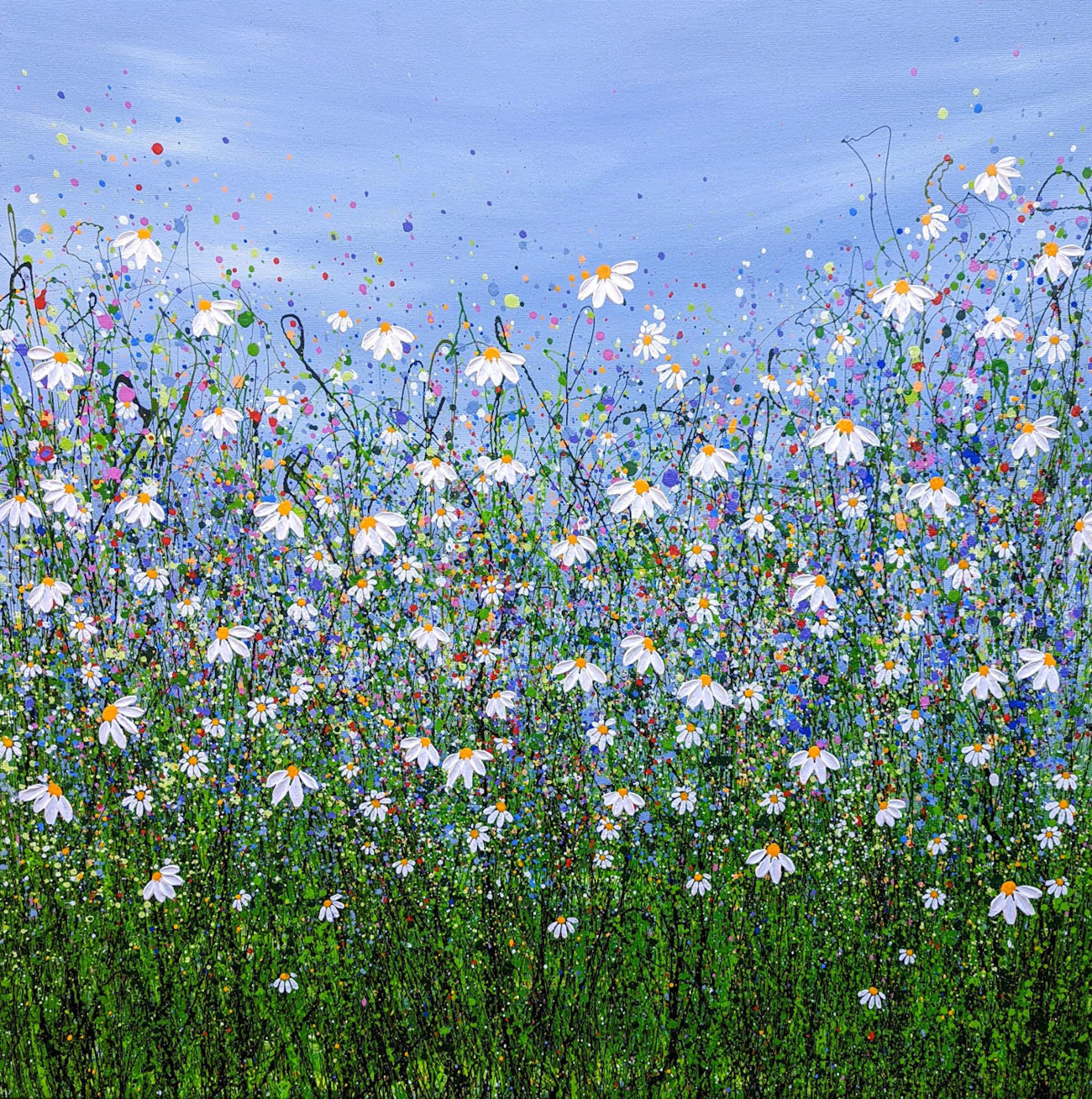 Lucy Moore, Svegliati con qualcosa di bello, Pittura di paesaggio luminoso, Arte felice