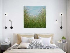 Lucy Moore, Wild Popping Meadows #16, Original semi-abstract painting