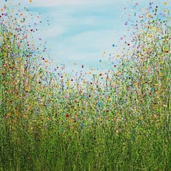 Lucy Moore, Wild Popping Meadows #16, Original semi-abstract painting