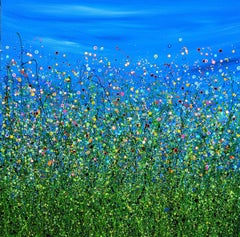 Resplandor de la pradera nº 2 de Lucy Moore, Pintura de la pradera, Arte floral, Arte paisajístico