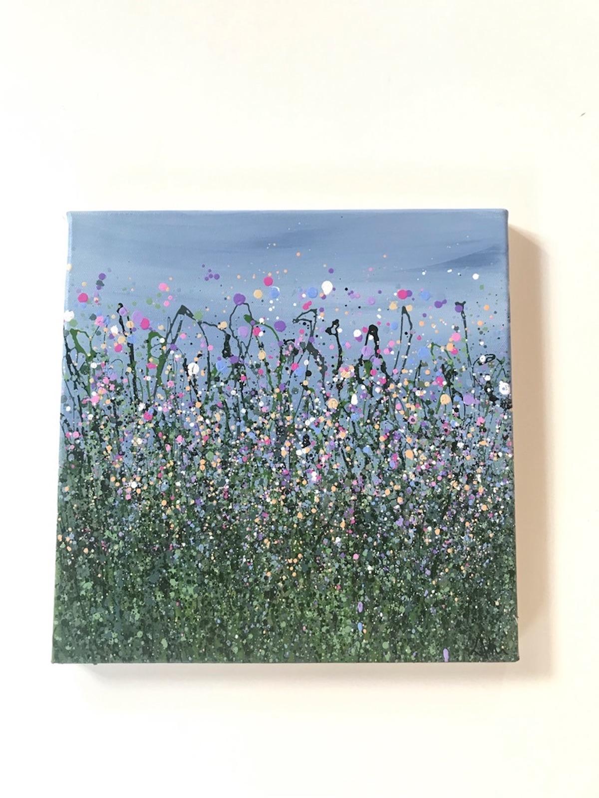 Muted Pink Meadows by Lucy Moore, Meadows, Floral, Nature, Landscape  For Sale 2