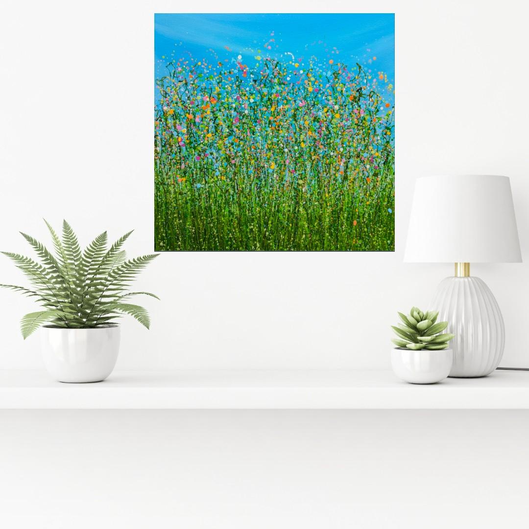 Natures Kaleidoscope - #2, original painting, landscape, contemporary - Contemporary Painting by Lucy Moore