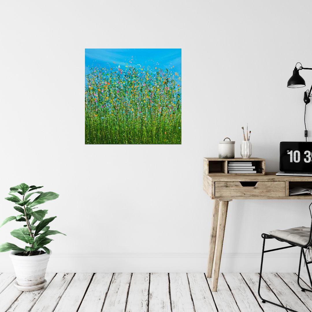 Natures Kaleidoscope - #2, original painting, landscape, contemporary For Sale 2