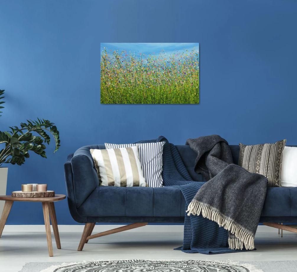 Caleidoscopio de la Naturaleza, pintura original, paisaje, contemporáneo en venta 1