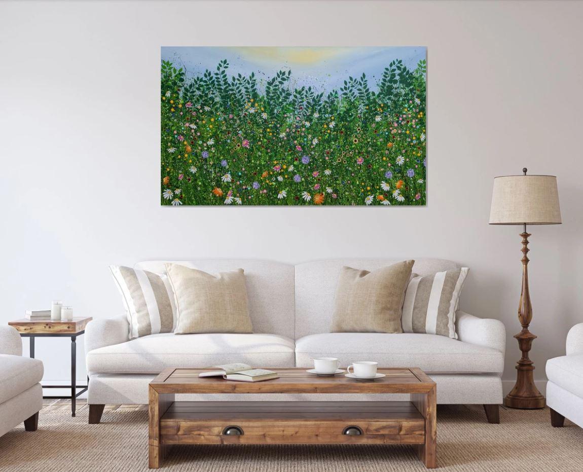 Natures Rebellion, peinture originale, paysage, art contemporain en vente 1