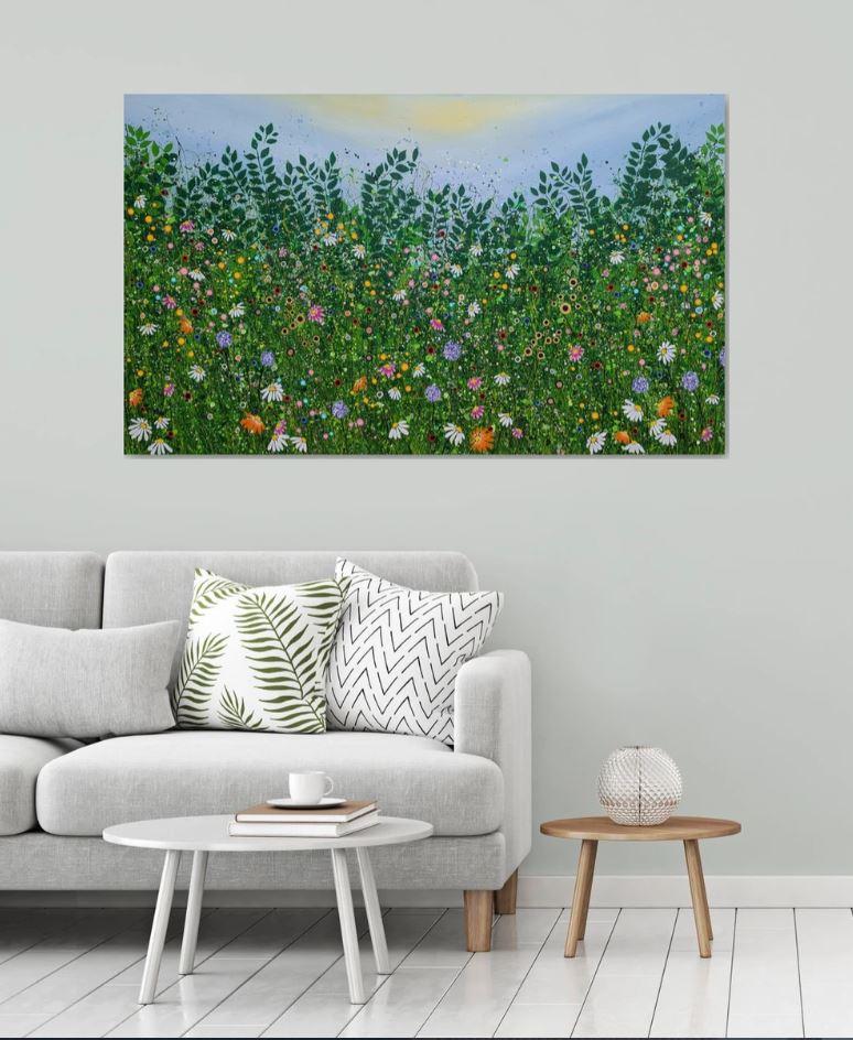 Natures Rebellion, peinture originale, paysage, art contemporain en vente 4