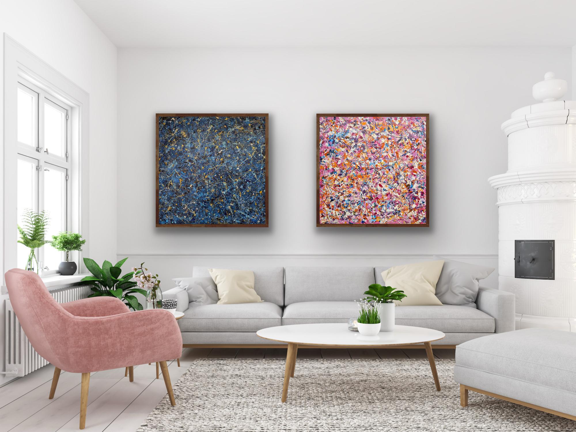 Not All That Is Fractured Is Broken & Abstract Synapses - You Can Find Your Own – Painting von Lucy Moore